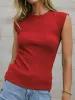Ribbed Round Neck Slim Tank sold by Charming Charlie
