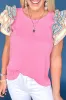 Striped Ruffle Flutter Sleeve Ribbed Blouse sold by Charming Charlie