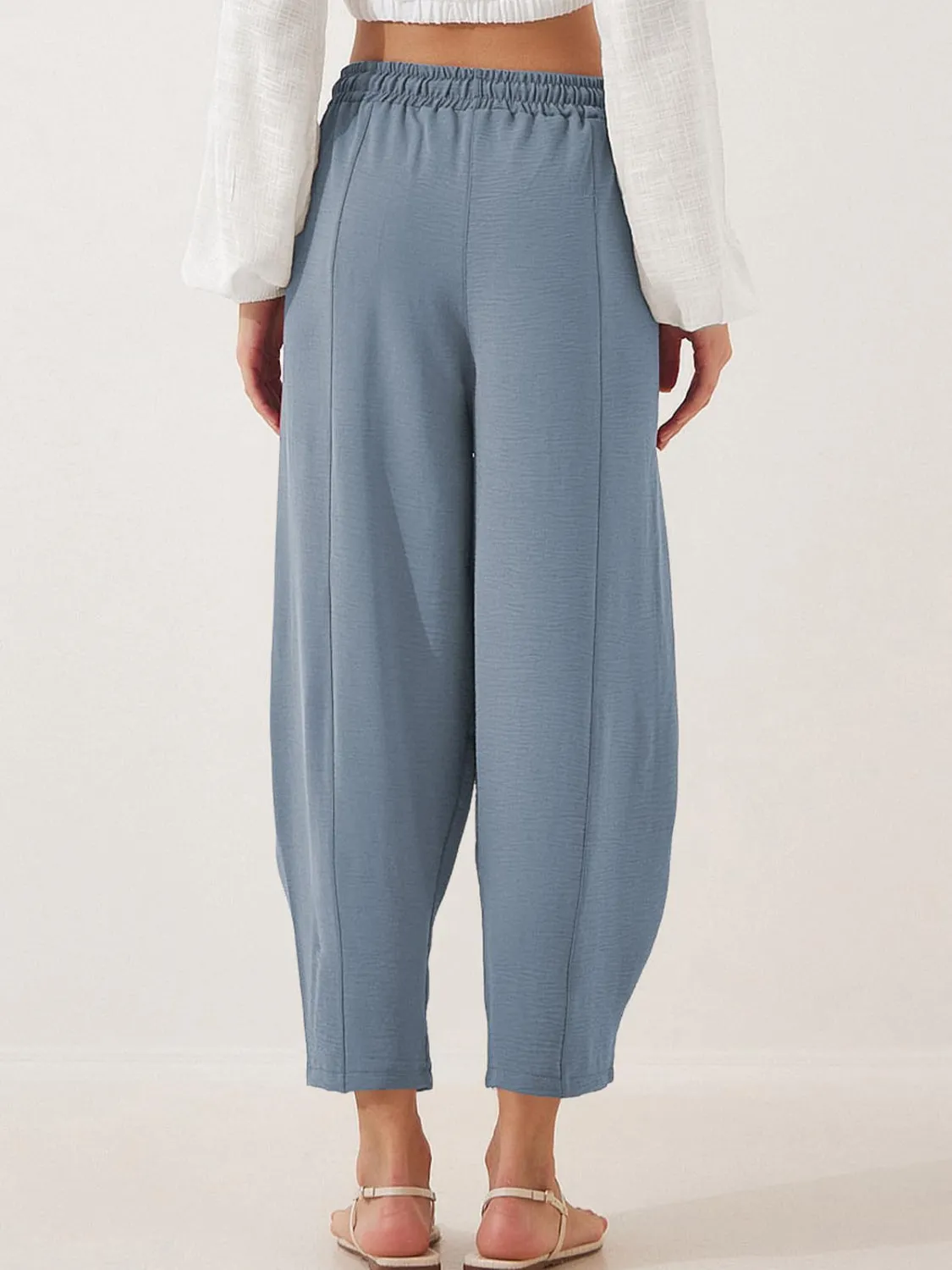 Full Size Drawtising Cropped Jogger Pants Plus Size sold by Charming Charlie product image thumbnail 2