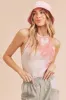 Aemi + Co Ribbed Tie-Dye Round Neck Tank sold by Charming Charlie