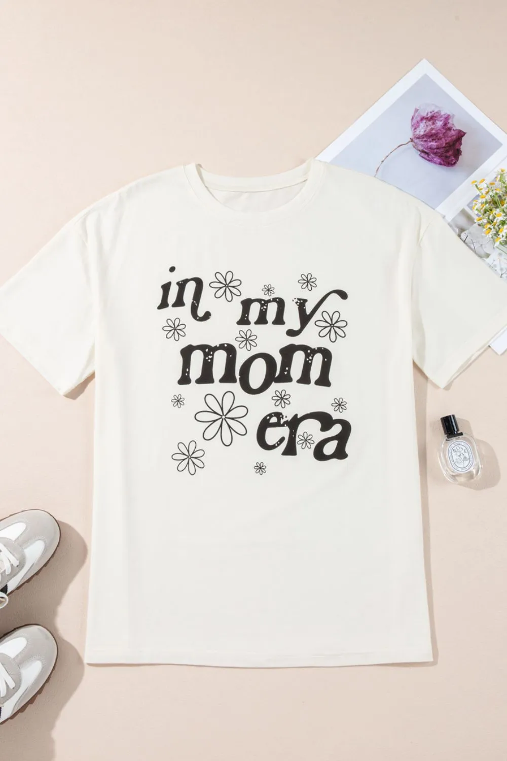 IN MY MOM ERA Round Neck Short Sleeve T-Shirt sold by Charming Charlie product image thumbnail 4