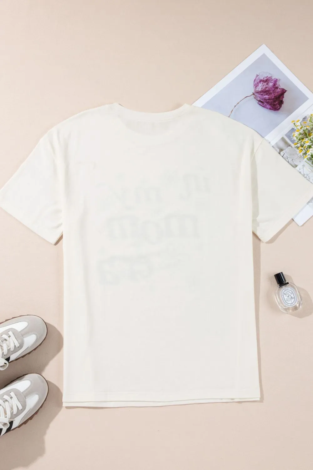 IN MY MOM ERA Round Neck Short Sleeve T-Shirt sold by Charming Charlie product image thumbnail 5