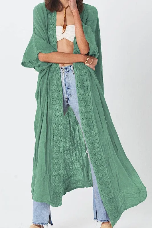 Lace duster sold by Charming Charlie