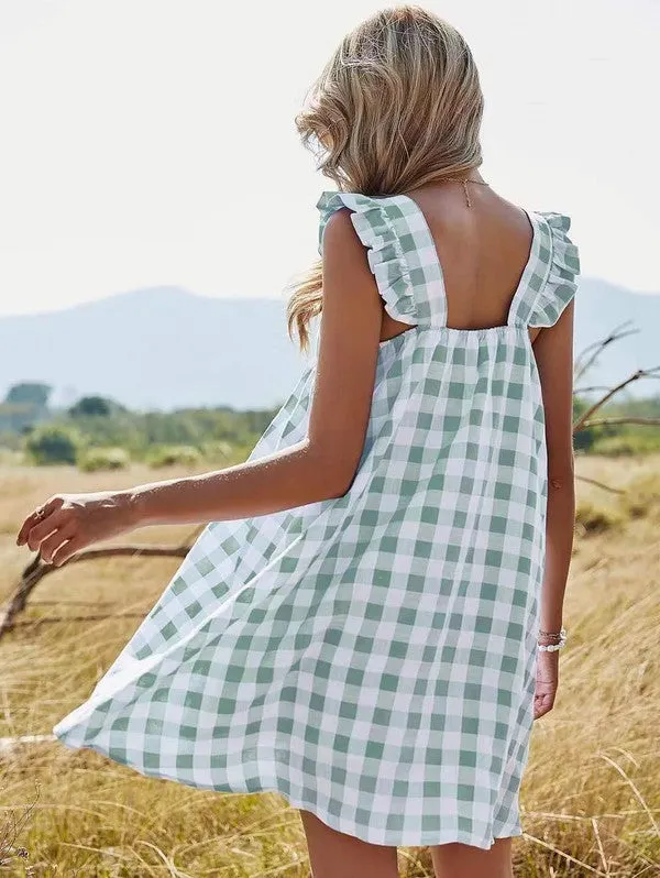 Checkered dress sold by Charming Charlie product image thumbnail 4