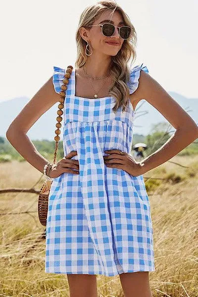Checkered dress sold by Charming Charlie product image thumbnail 3