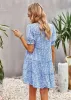 Floral smocked dress sold by Charming Charlie
