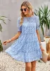 Floral smocked dress sold by Charming Charlie