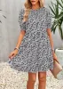 Floral smocked dress sold by Charming Charlie