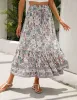 Floral midi skirt sold by Charming Charlie
