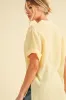 Aemi + Co Side Slit V-Neck Short Sleeve Blouse sold by Charming Charlie