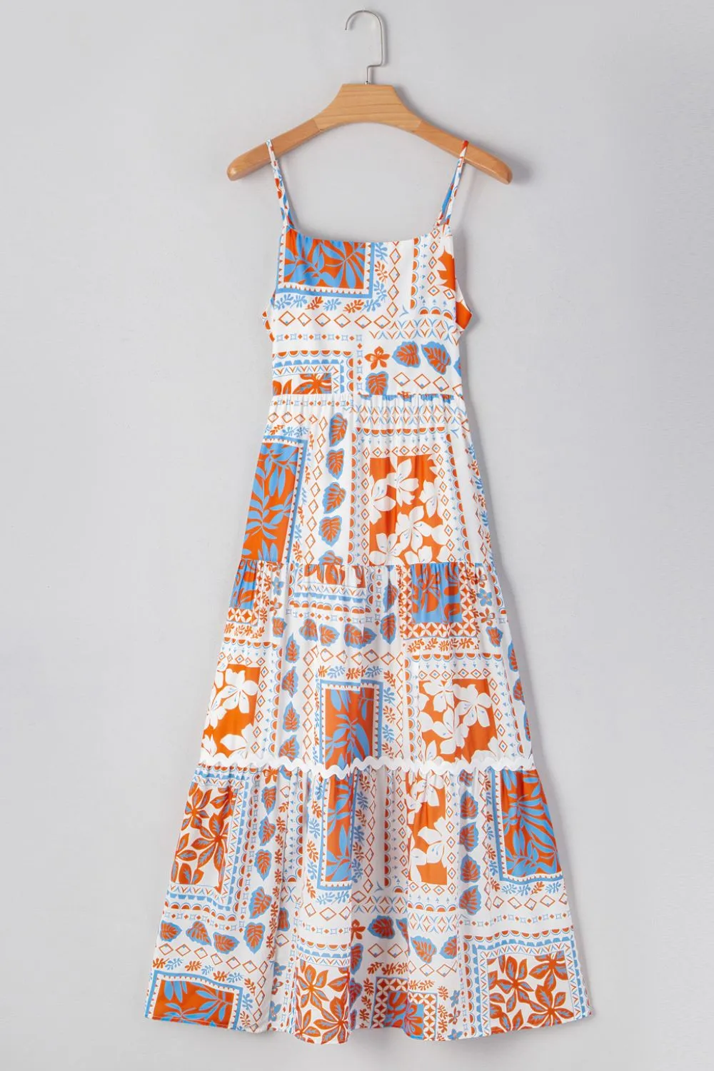 Printed Smocked Back Ricrac Trim Cami Dress sold by Charming Charlie product image thumbnail 5