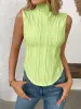 Texture Turtleneck Sleeveless Top sold by Charming Charlie
