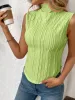 Texture Turtleneck Sleeveless Top sold by Charming Charlie