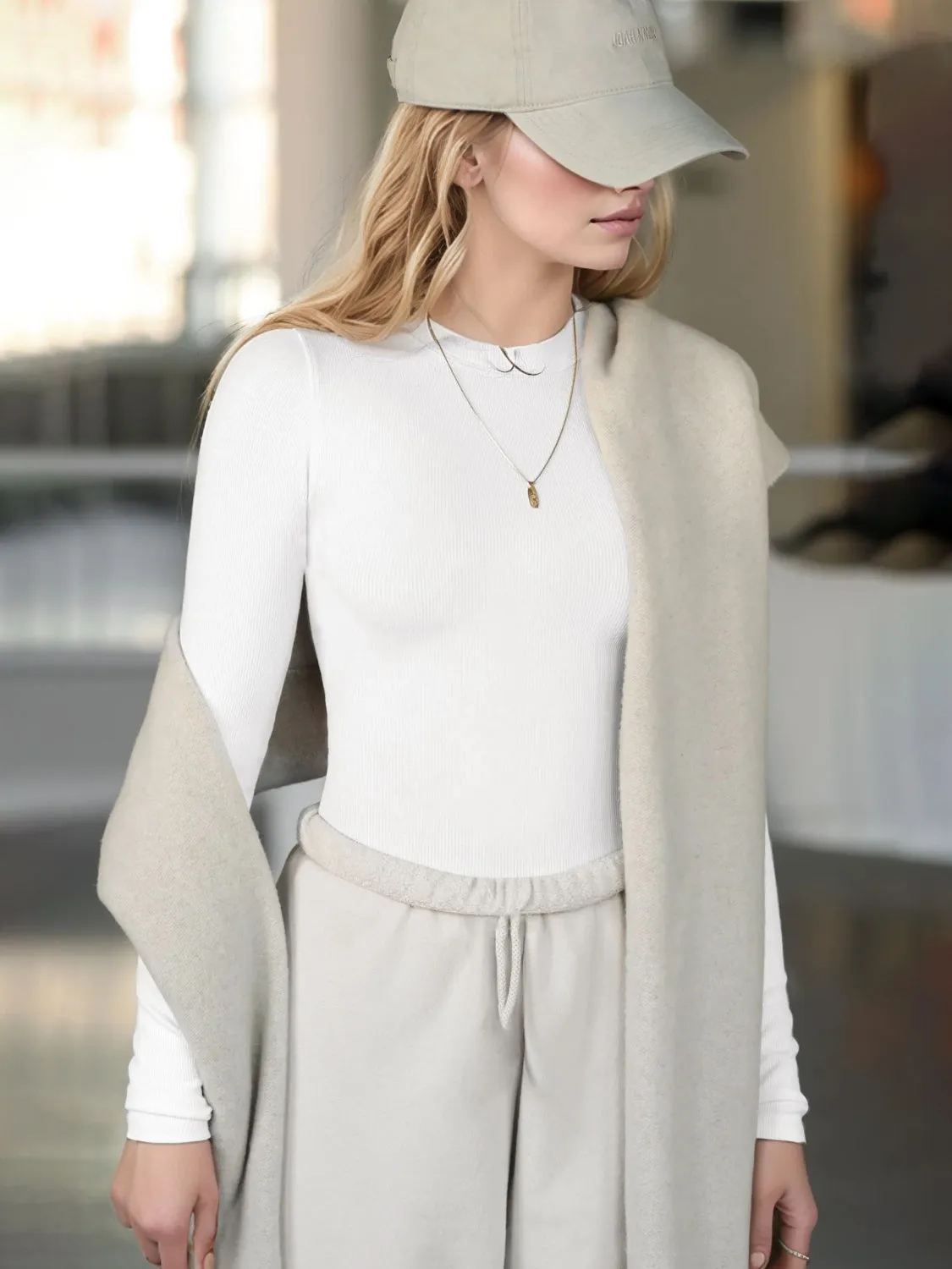 Round Neck Long Sleeve Active T-Shirt sold by Charming Charlie product image thumbnail 4