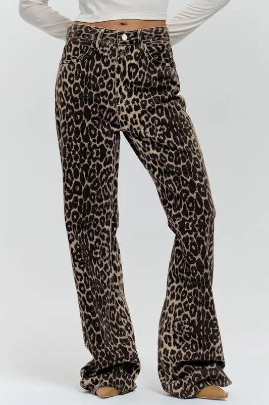 Leopard Wide Leg Pants with Pockets sold by Charming Charlie