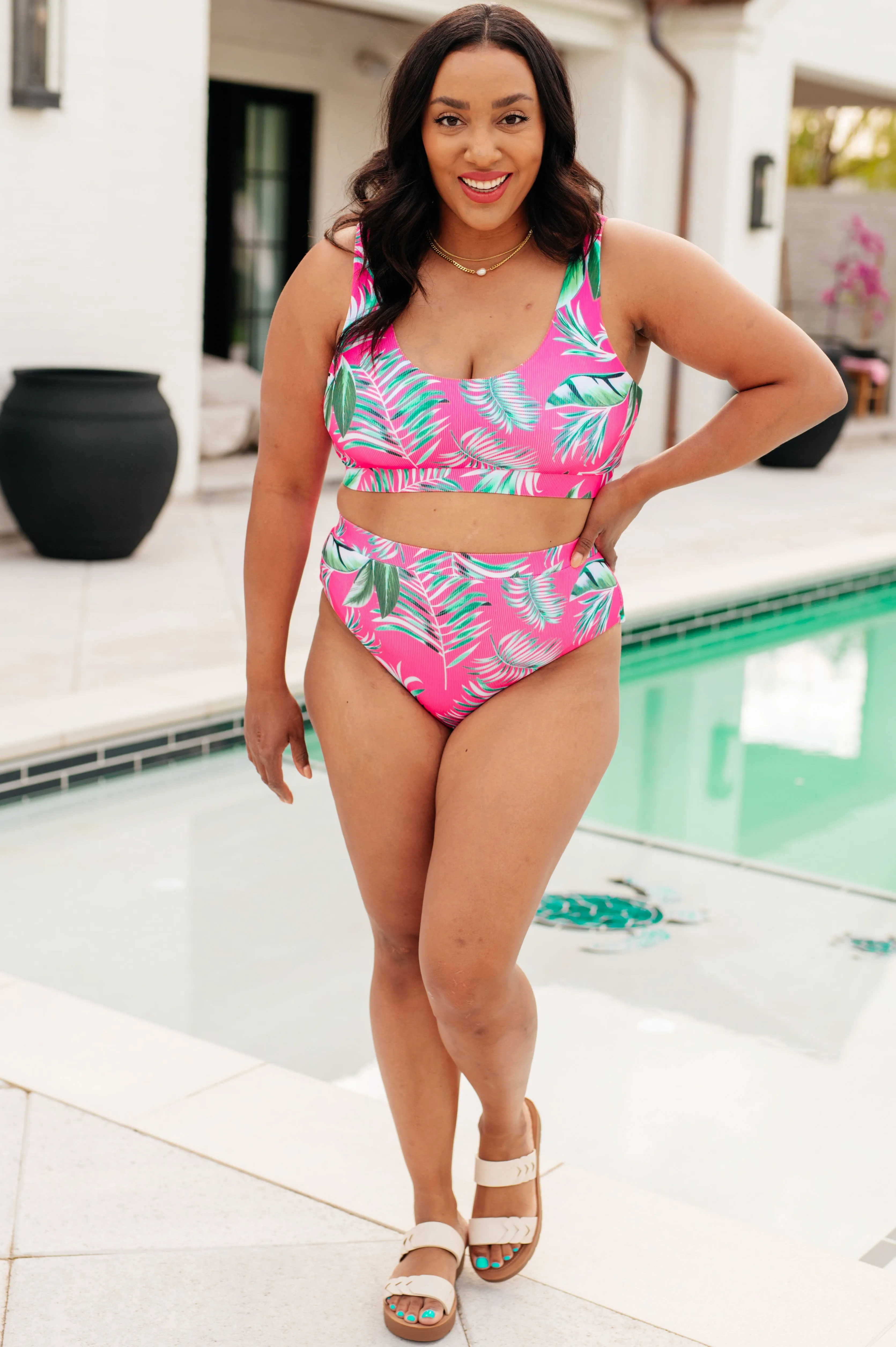 Barbados Tropical Print Swim Bottoms sold by Charming Charlie product image thumbnail 4