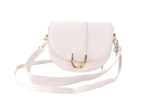 PU LEATHER MODERN SADDLE BAG sold by Charming Charlie product image thumbnail 5