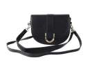 PU LEATHER MODERN SADDLE BAG sold by Charming Charlie