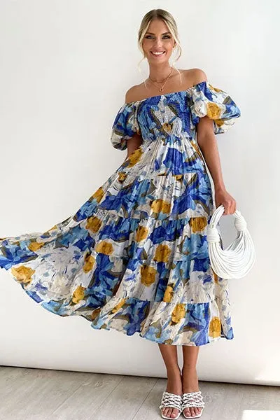 Women's Dress Off Shoulder High Waist Dress sold by Charming Charlie