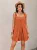 Wide Strap Tie Shoulder Romper sold by Charming Charlie