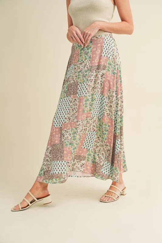 Aemi + Co Printed Maxi Skirt sold by Charming Charlie product image thumbnail 2