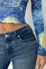Starry Sky Cropped Mesh T-Shirt sold by Charming Charlie