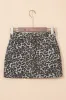 Leopard Denim Mini Skirt sold by Charming Charlie
