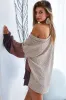 BiBi Color Block Out Stitching V-Neck Knit Top sold by Charming Charlie