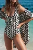 Button Down Contrast Striped Cover-Up sold by Charming Charlie