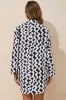 Button Down Contrast Striped Cover-Up sold by Charming Charlie