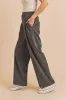 Aemi + Co High Waist Wide Leg Pants with Side Pockets sold by Charming Charlie