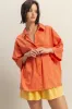 HYFVE Button Down Collared Neck Relaxed Fit Shirt sold by Charming Charlie