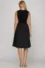 She + Sky Full Size Sleeveless Poplin Woven Midi Dress with Pockets Plus Size sold by Charming Charlie