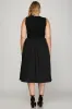 She + Sky Full Size Sleeveless Poplin Woven Midi Dress with Pockets Plus Size sold by Charming Charlie