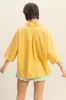 HYFVE Button Down Collared Neck Relaxed Fit Shirt sold by Charming Charlie
