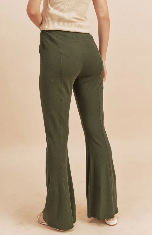 Aemi + Co High Waist Flare Pants sold by Charming Charlie product image thumbnail 4