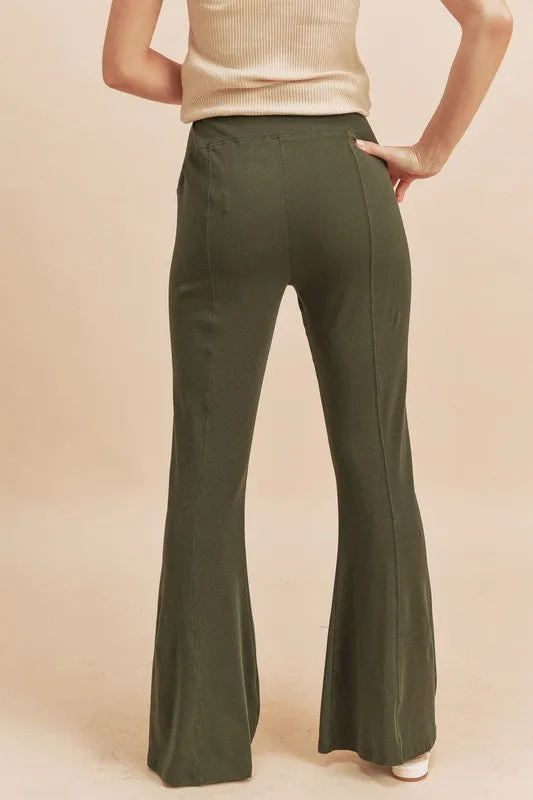 Aemi + Co High Waist Flare Pants sold by Charming Charlie product image thumbnail 3