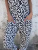 Leopard Sleeveless Jumpsuit with Pockets sold by Charming Charlie