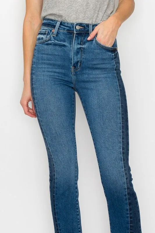 HIGH RISE SLIM STRAIGHT JEANS sold by Charming Charlie product image thumbnail 2