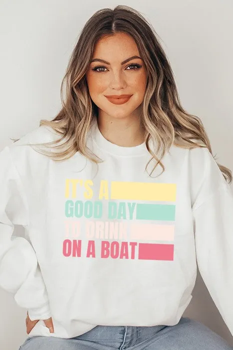 Drink on a Boat Sweatshirt sold by Charming Charlie