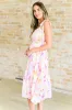 Pastel Petals Floral Midi Dress sold by Charming Charlie