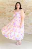 Pastel Petals Floral Midi Dress sold by Charming Charlie