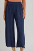 Umgee Full Size Linen Blend Elastic Waistband Wide Leg Pants Plus Size sold by Charming Charlie