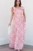 Floral Print Square Neck Ruffled Cap Sleeve Maxi Dress sold by Charming Charlie