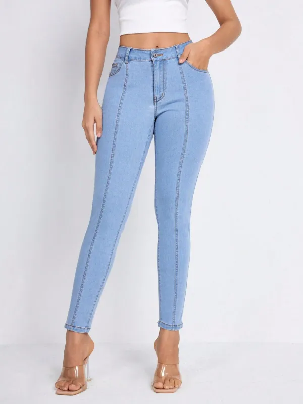 Skinny Jeans with Pockets made by Charming Charlie