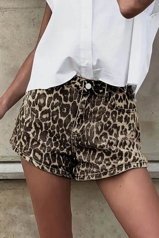 Leopard Shorts with Pockets sold by Charming Charlie