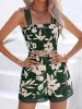 Smocked Printed Square Neck Top and Shorts Set sold by Charming Charlie