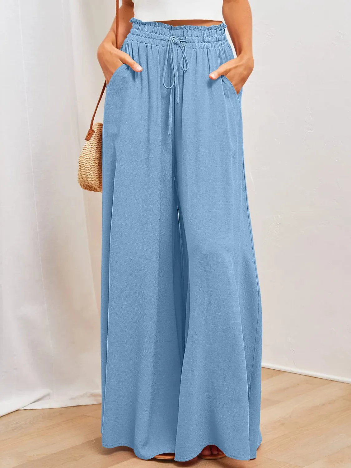 Wide Leg Pants with Pockets sold by Charming Charlie