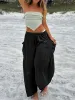 Full Size Drawstring Pants with Pockets Plus Size sold by Charming Charlie