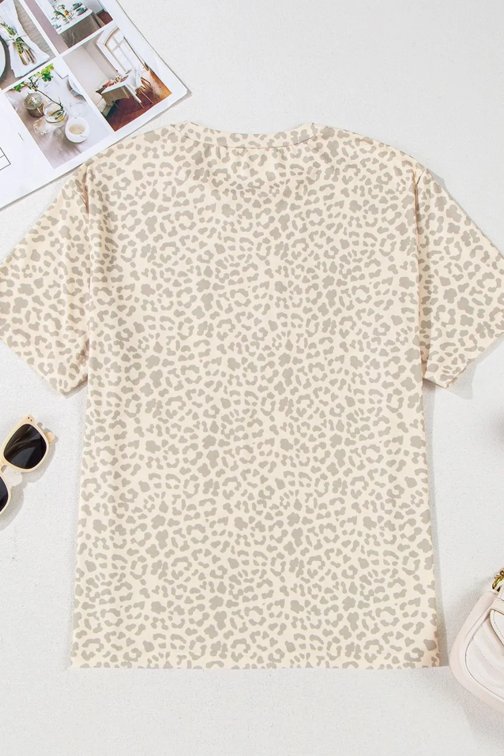 MAMA Letter Graphic Leopard Round Neck T-Shirt sold by Charming Charlie product image thumbnail 5